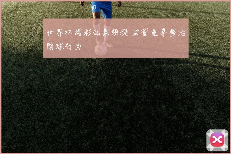 世界杯搏彩乱象频现 监管重拳整治赌球行为